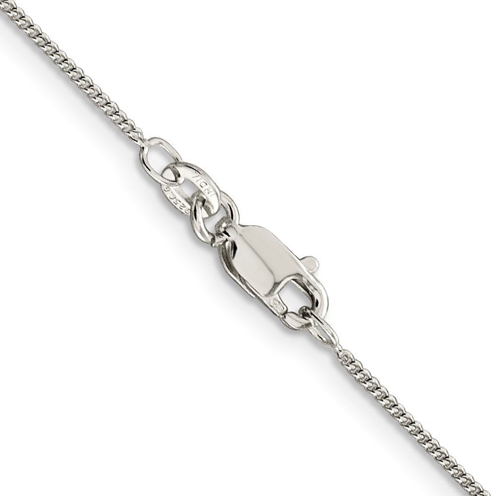 14 Inch Sterling Silver 1mm Curb Chain Necklace