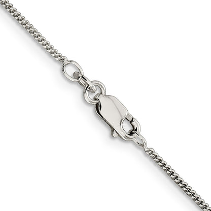 24 Inch Sterling Silver 1.15mm Curb Chain Necklace