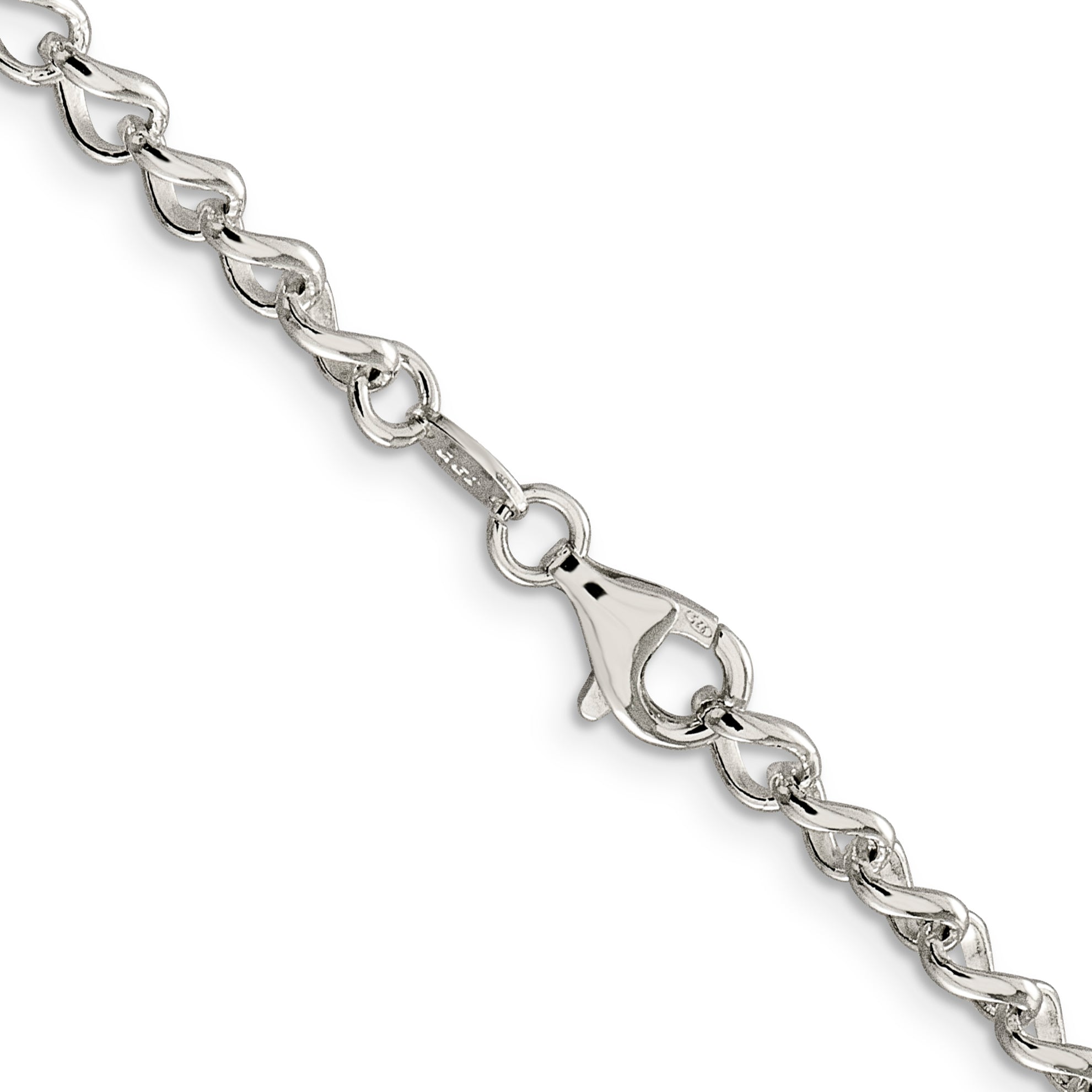 20 Inch Sterling Silver 4.5mm Half Round Wire Open Curb Chain Necklace