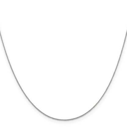 30 Inch Sterling Silver .5mm Curb Chain Necklace