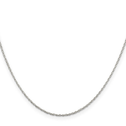 30 Inch Sterling Silver 1.25mm Loose Rope Chain Necklace