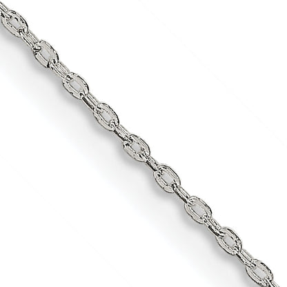 20 Inch Sterling Silver .5mm Flat Link Cable Chain Necklace