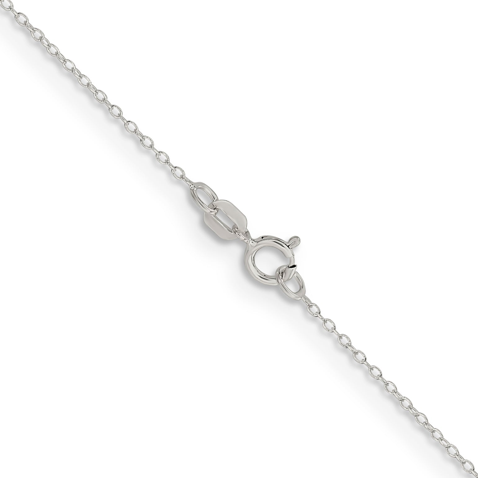 24 Inch Sterling Silver .95mm Forzantina Cable Chain Necklace