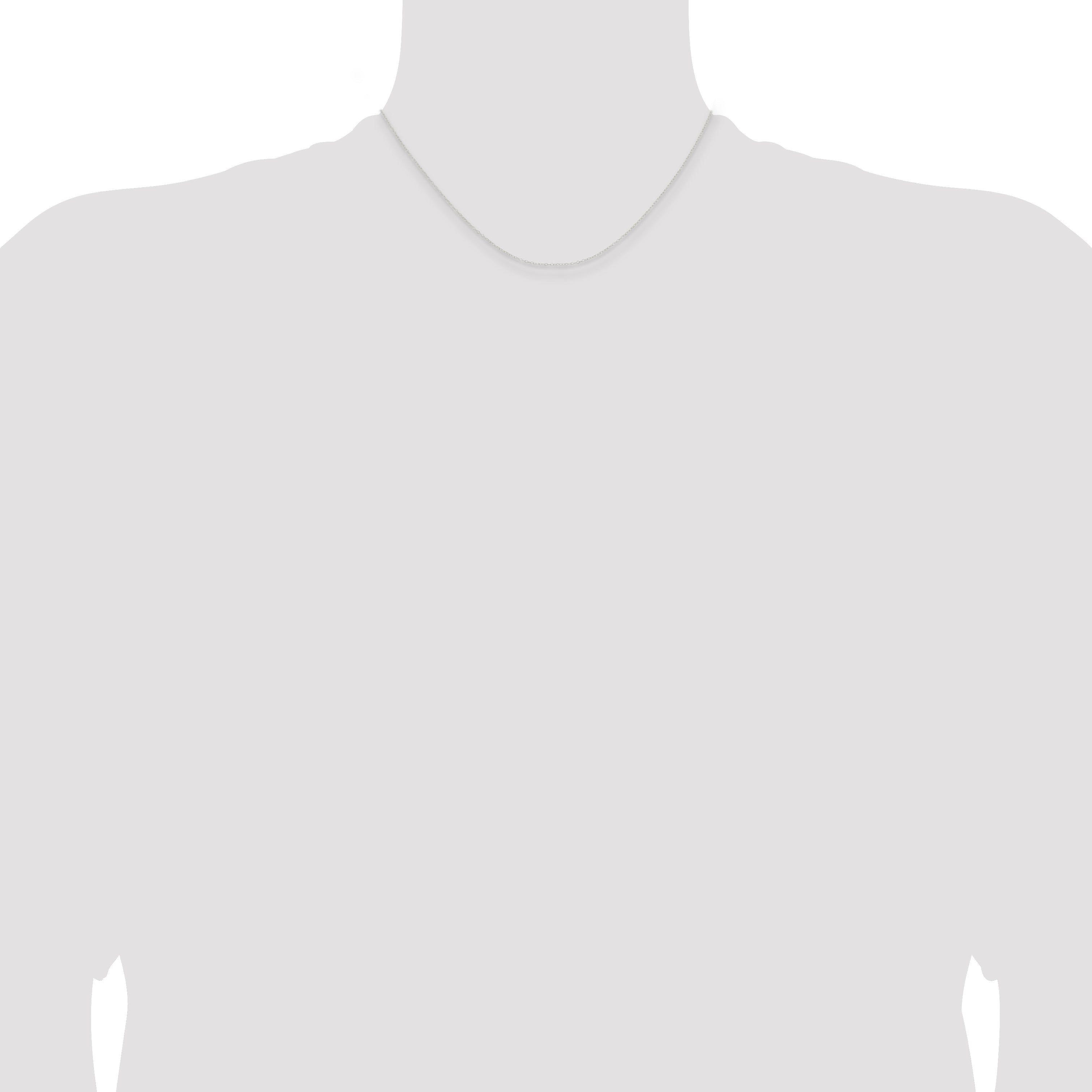 16 Inch Sterling Silver .95mm Forzantina Cable Chain Necklace