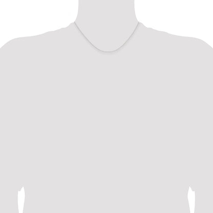 16 Inch Sterling Silver .95mm Forzantina Cable Chain Necklace