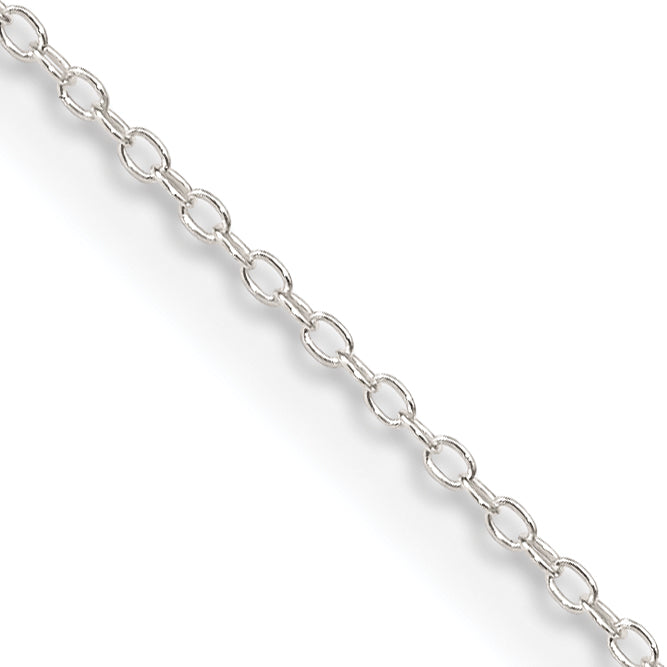 16 Inch Sterling Silver .95mm Forzantina Cable Chain Necklace