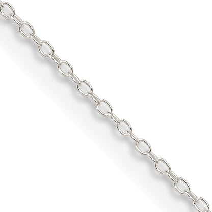 20 Inch Sterling Silver .95mm Forzantina Cable Chain Necklace