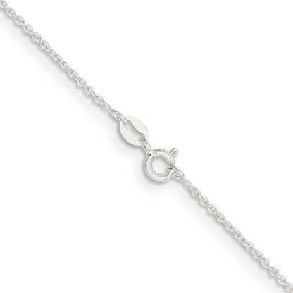 14 Inch Sterling Silver 1.45mm Forzantina Cable Chain Necklace