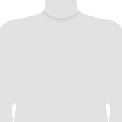 14 Inch Sterling Silver 1.45mm Forzantina Cable Chain Necklace