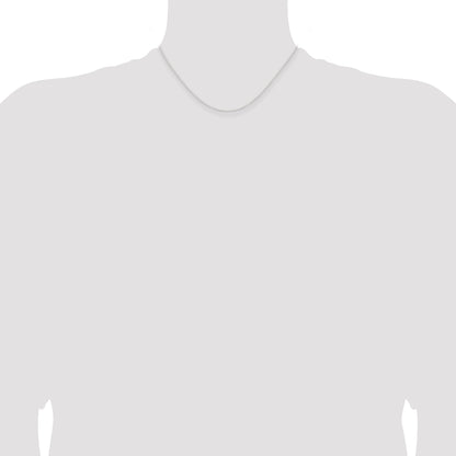 16 Inch Sterling Silver 1.45mm Forzantina Cable Chain Necklace