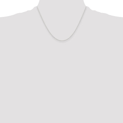 18 Inch Sterling Silver 1.45mm Forzantina Cable Chain Necklace