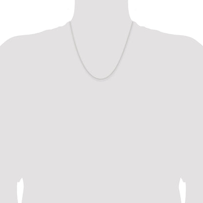 20 Inch Sterling Silver 1.45mm Forzantina Cable Chain Necklace