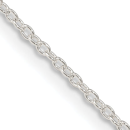18 Inch Sterling Silver 1.45mm Forzantina Cable Chain Necklace