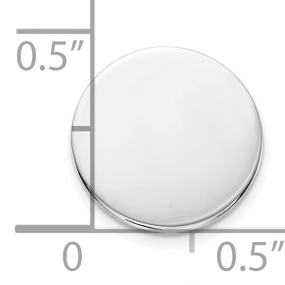 Sterling Silver Rhodium-Plated Tie Tac