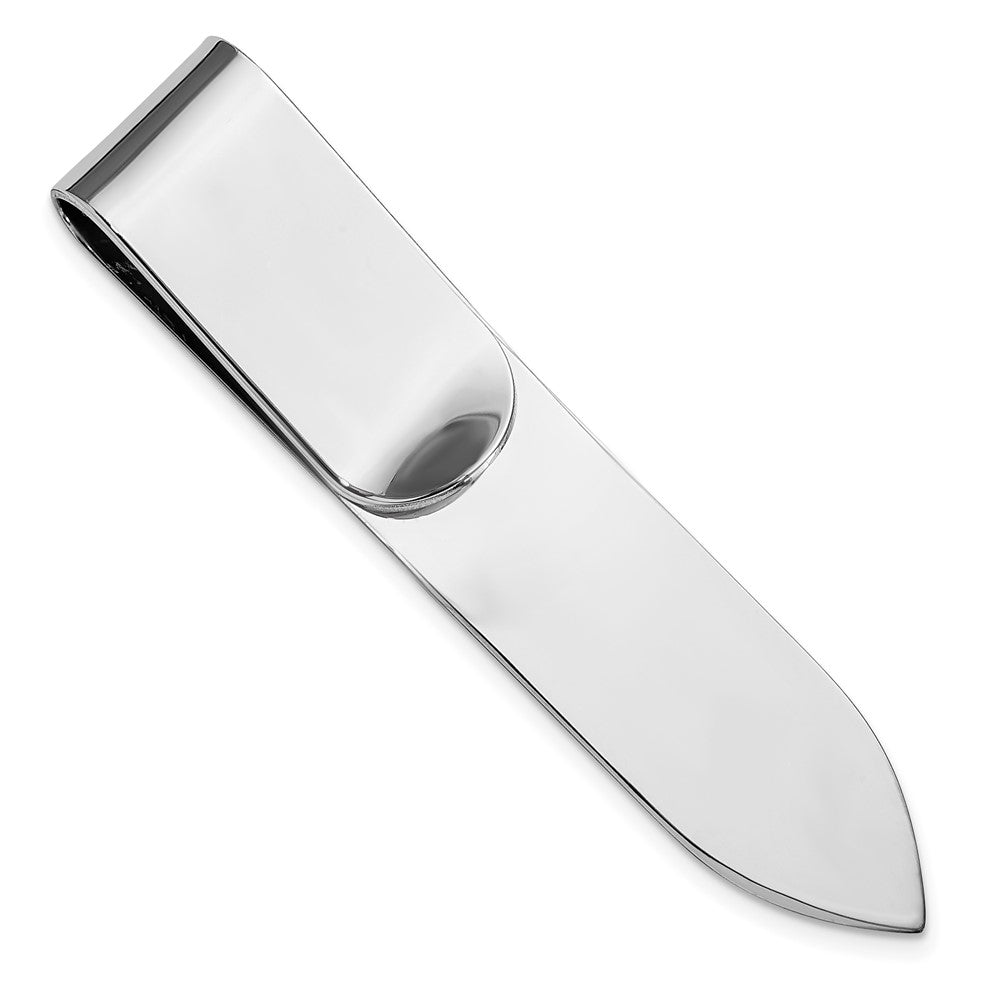 Sterling Silver Rhodium-Plated Bookmark