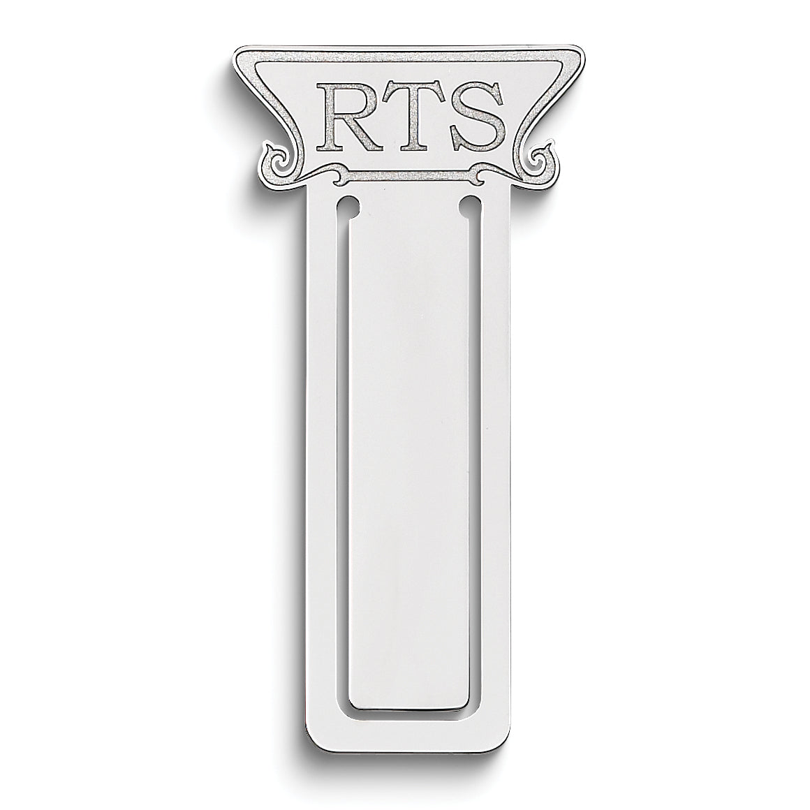 Sterling Silver Rhodium-Plated Book Mark