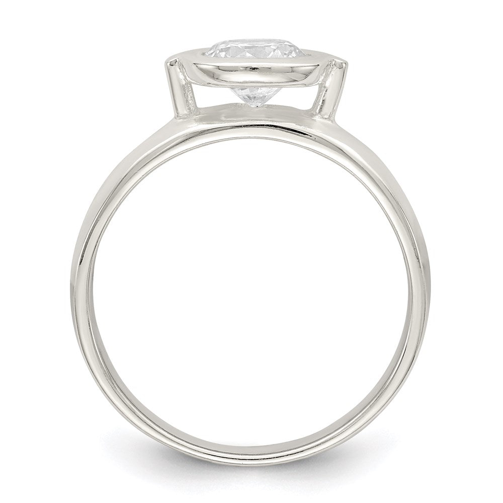 Sterling Silver Cz Ring