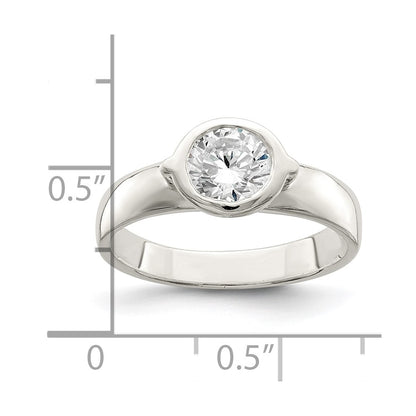 Sterling Silver Cz Ring