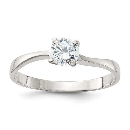 Sterling Silver Cz Ring