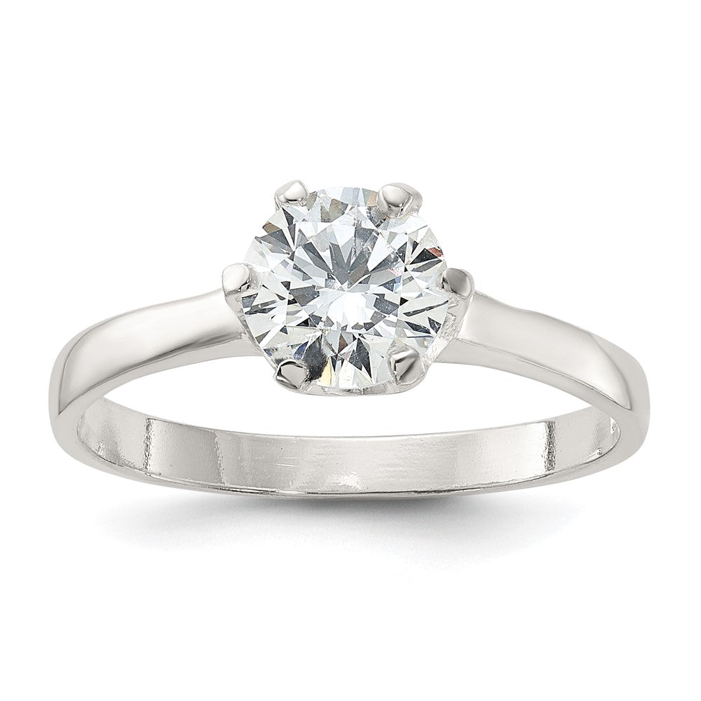 Sterling Silver Cz Ring