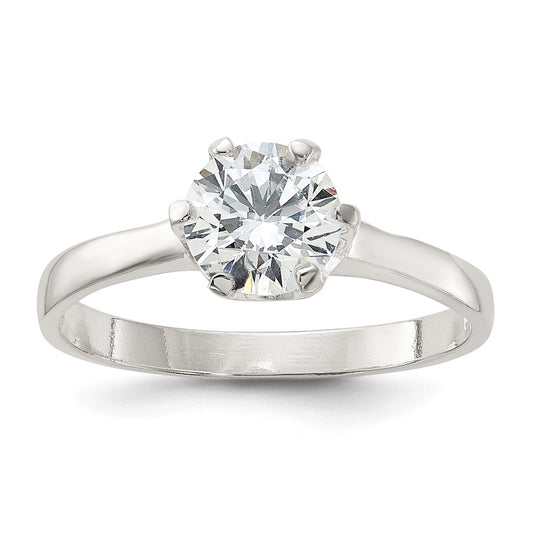 Sterling Silver Cz Ring
