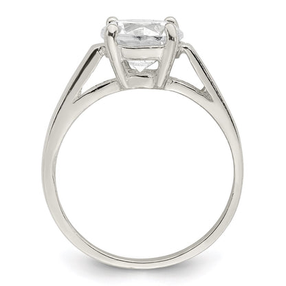 Sterling Silver Cz Ring