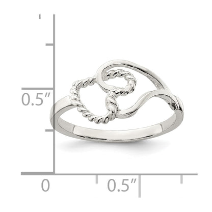 Sterling Silver Heart Ring