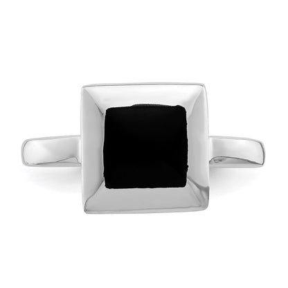 Sterling Silver Onyx Ring