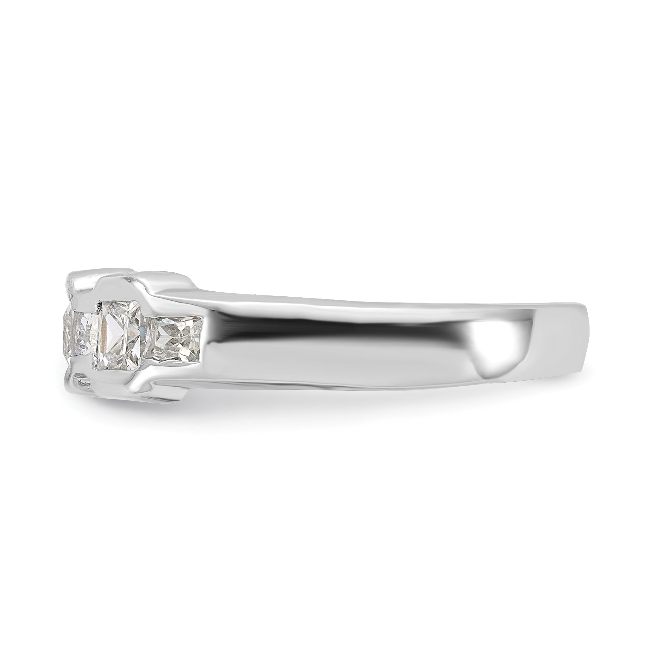 Sterling Silver Cz Ring (Size 6 Only)