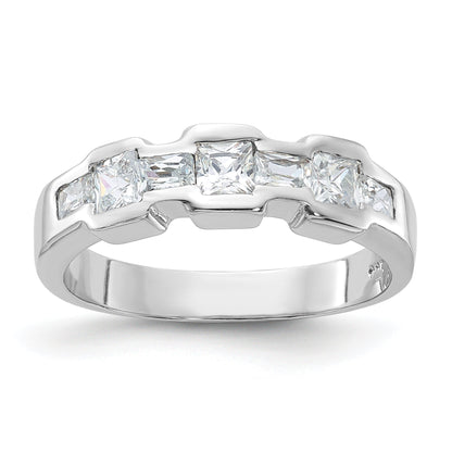 Sterling Silver Cz Ring (Size 6 Only)