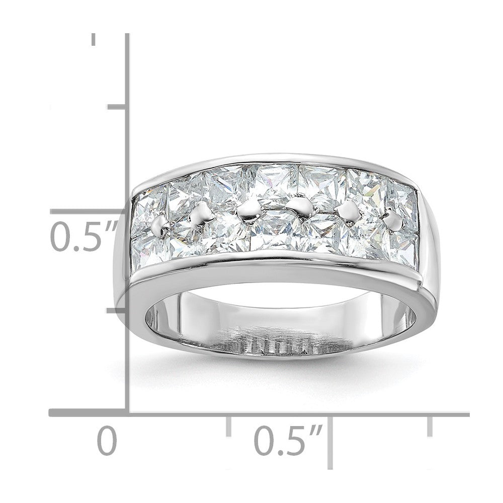 Sterling Silver Cz Ring