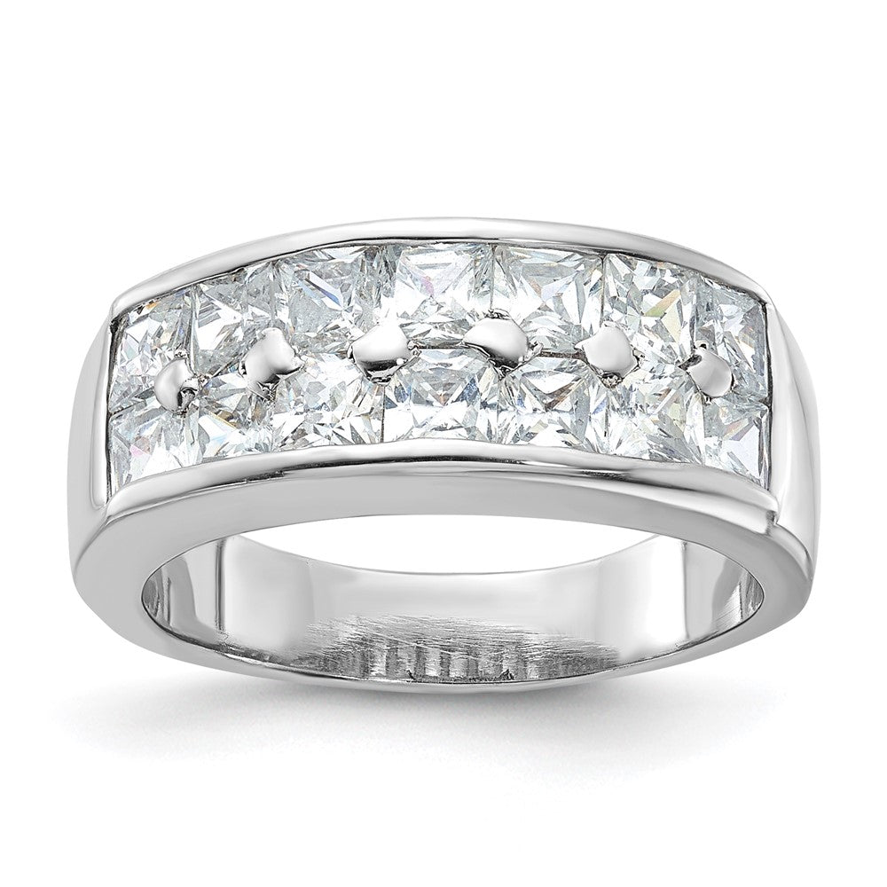 Sterling Silver Cz Ring