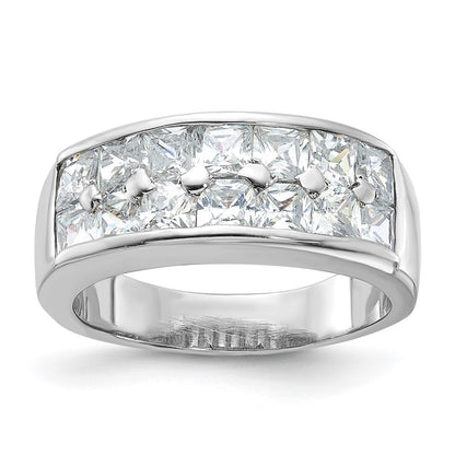 Sterling Silver Cz Ring