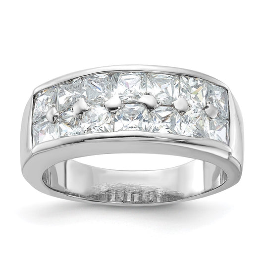 Sterling Silver Cz Ring
