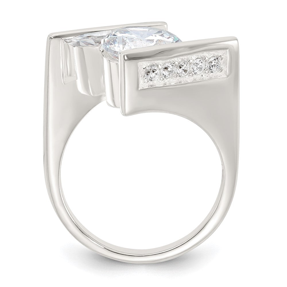Sterling Silver Cz Ring