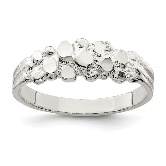 Sterling Silver Nugget Ring
