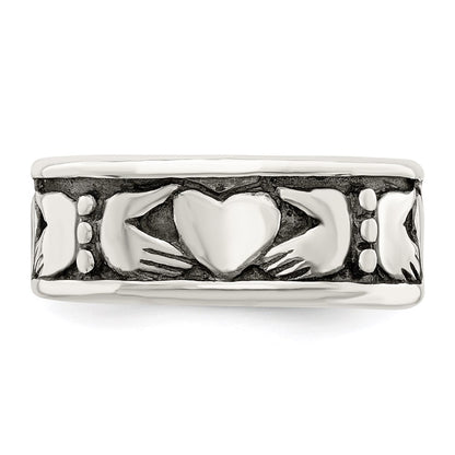 Sterling Silver Claddagh Design Ring
