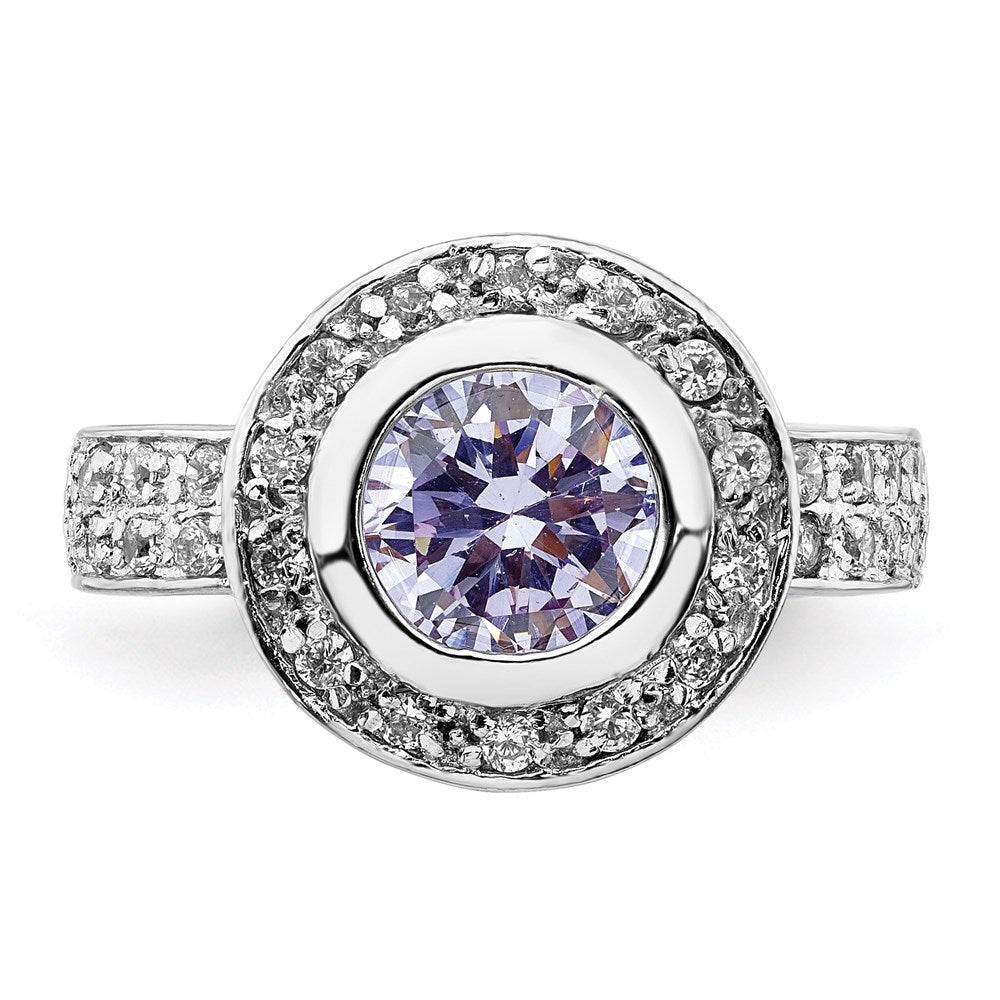 Sterling Silver Cz Ring