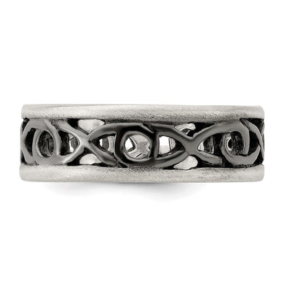 Sterling Silver X&O Design Ring