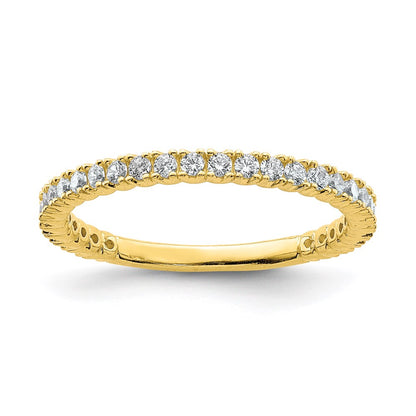 Sterling Silver Shimmer Gold Tone Flash Plated 28 Stone Cz Band