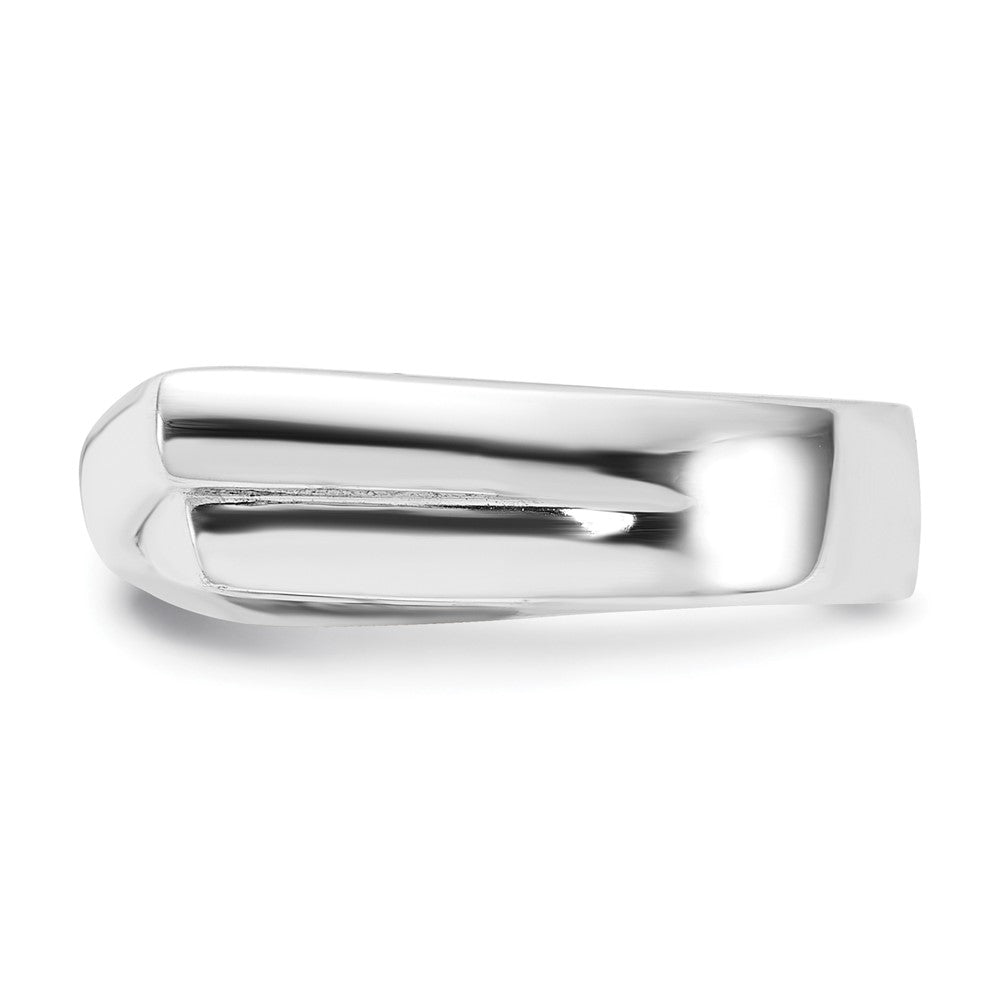 Sterling Silver Flat Top Ring