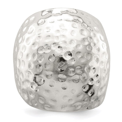 Sterling Silver Textured Dome Ring
