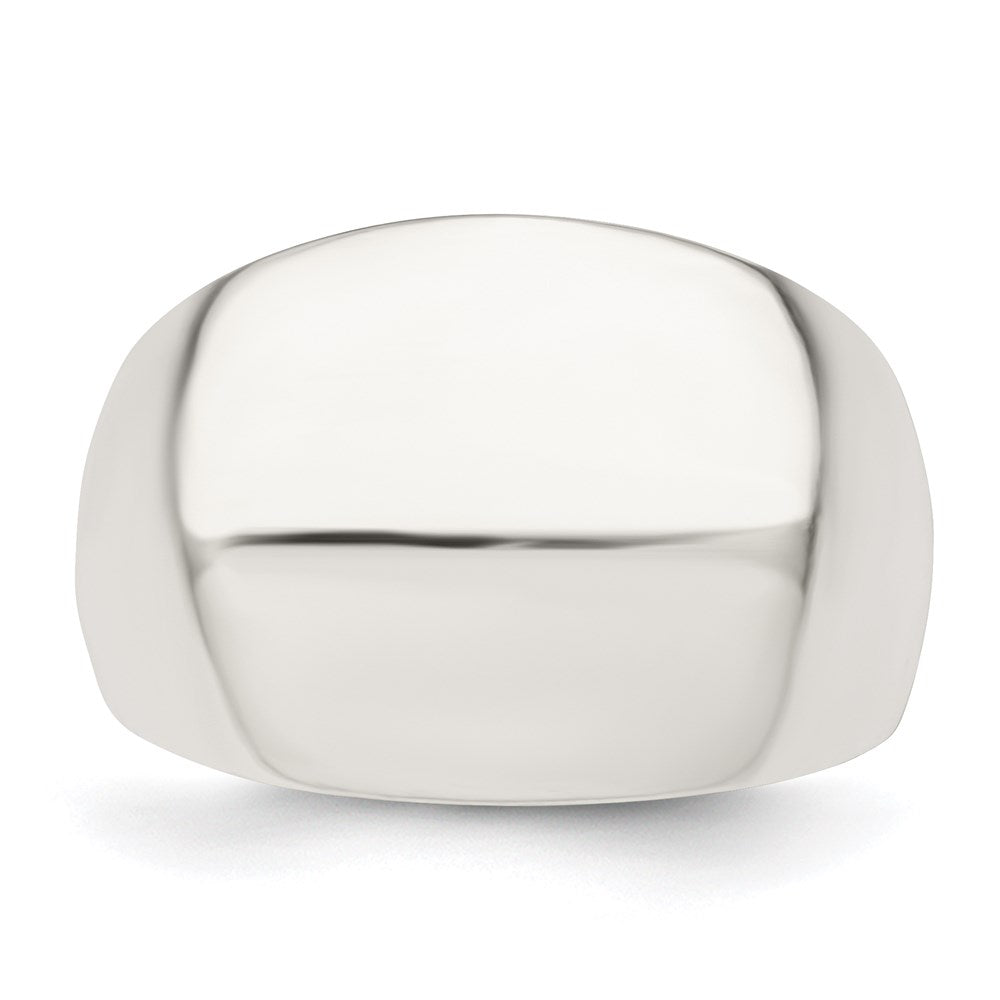 Sterling Silver Polished Cigar Band Ring