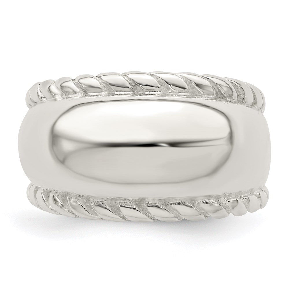 Sterling Silver Twisted Dome Ring