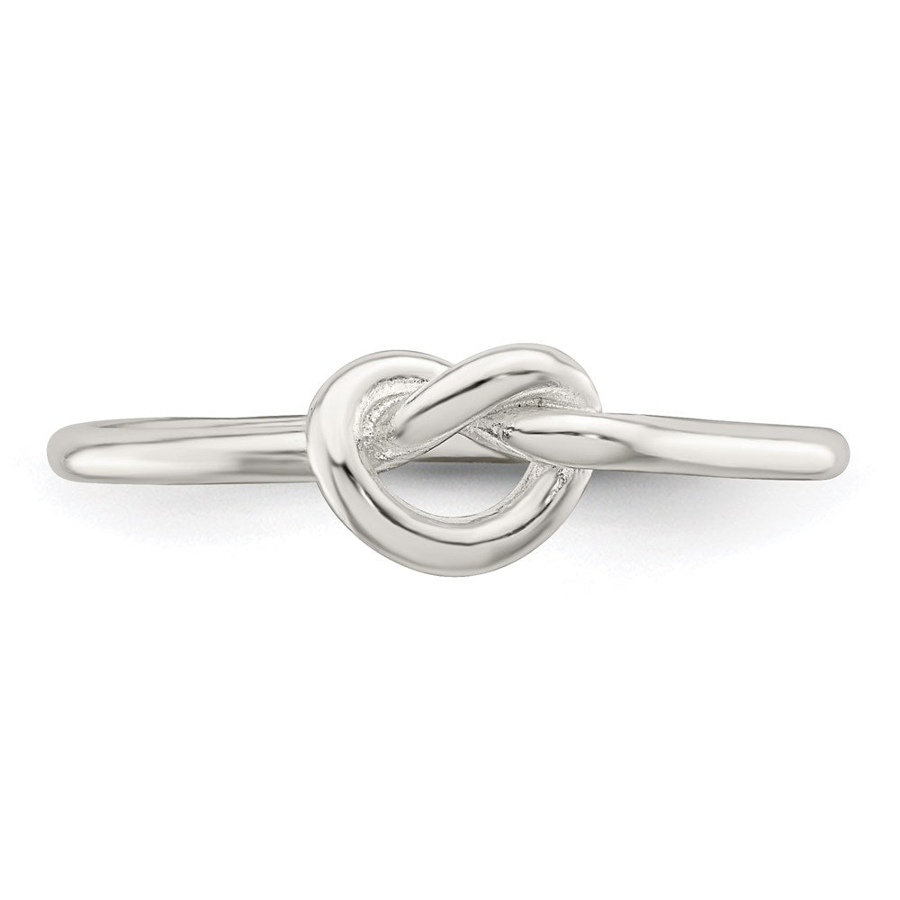 Sterling Silver Polished Knot Ring