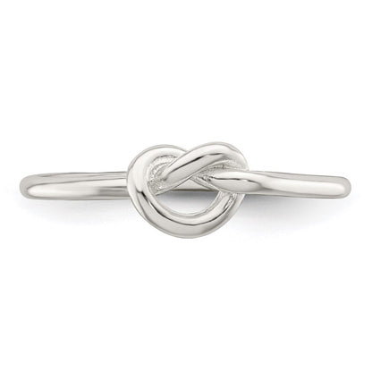Sterling Silver Polished Knot Ring