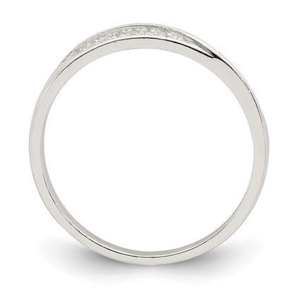 Sterling Silver Cz Ring