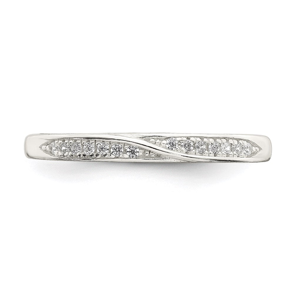 Sterling Silver Cz Ring