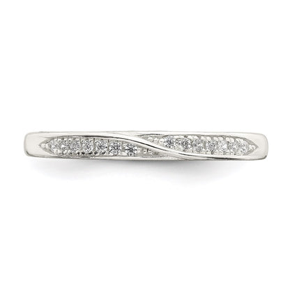 Sterling Silver Cz Ring