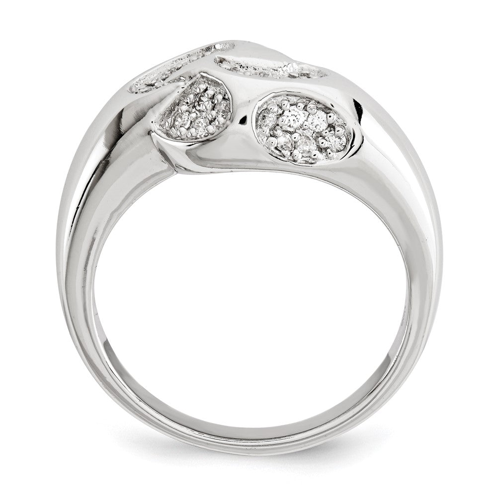 Sterling Silver Cz Ring